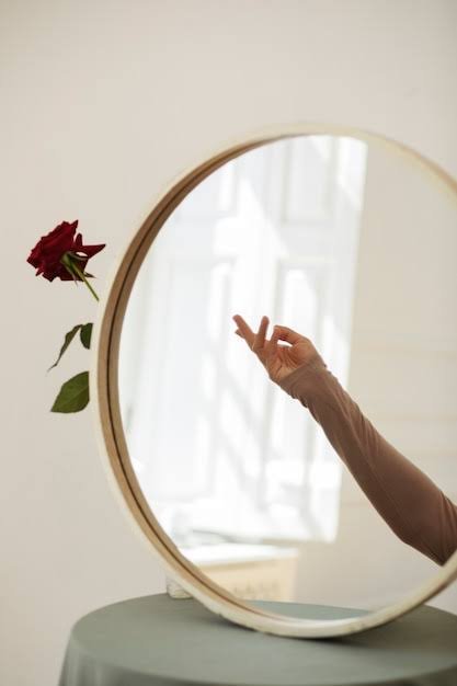 Wanderlust Passport Mirror